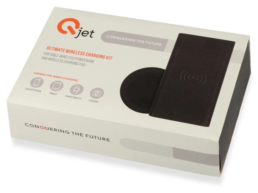 Портативный набор с беспроводным зарядным устройством (power bank) Force, 8000 mAh фото 13