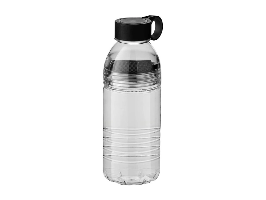 Бутылка спортивная Slice на 600 мл, черный/серый фото 1