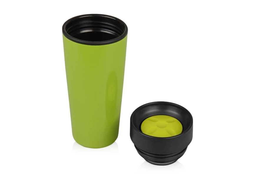 Кружка с термоизоляцией на 450 мл, зеленый фото 2