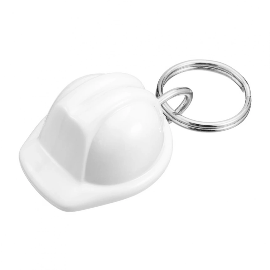 Брелок Helmet, белый фото 1