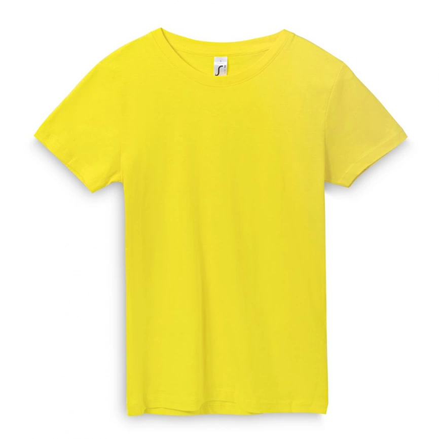 Футболка женская Regent Women лимонно-желтая, размер L фото 10