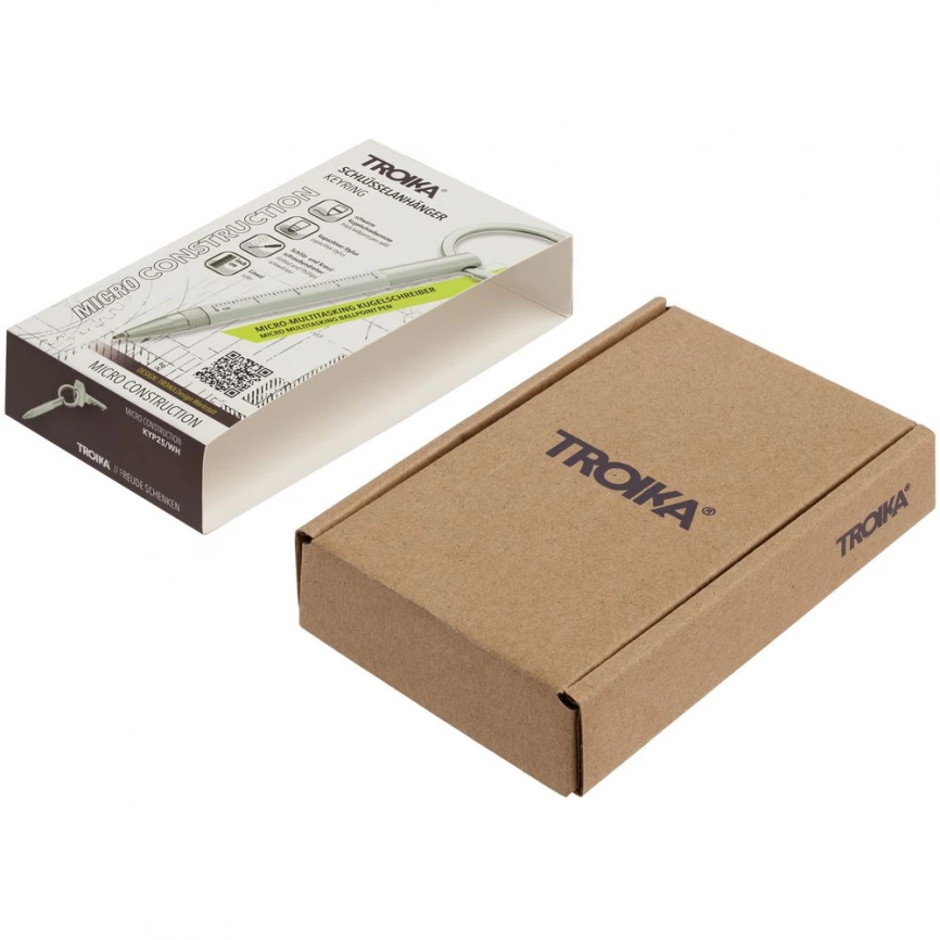 Ручка-брелок Construction Micro, белый фото 8