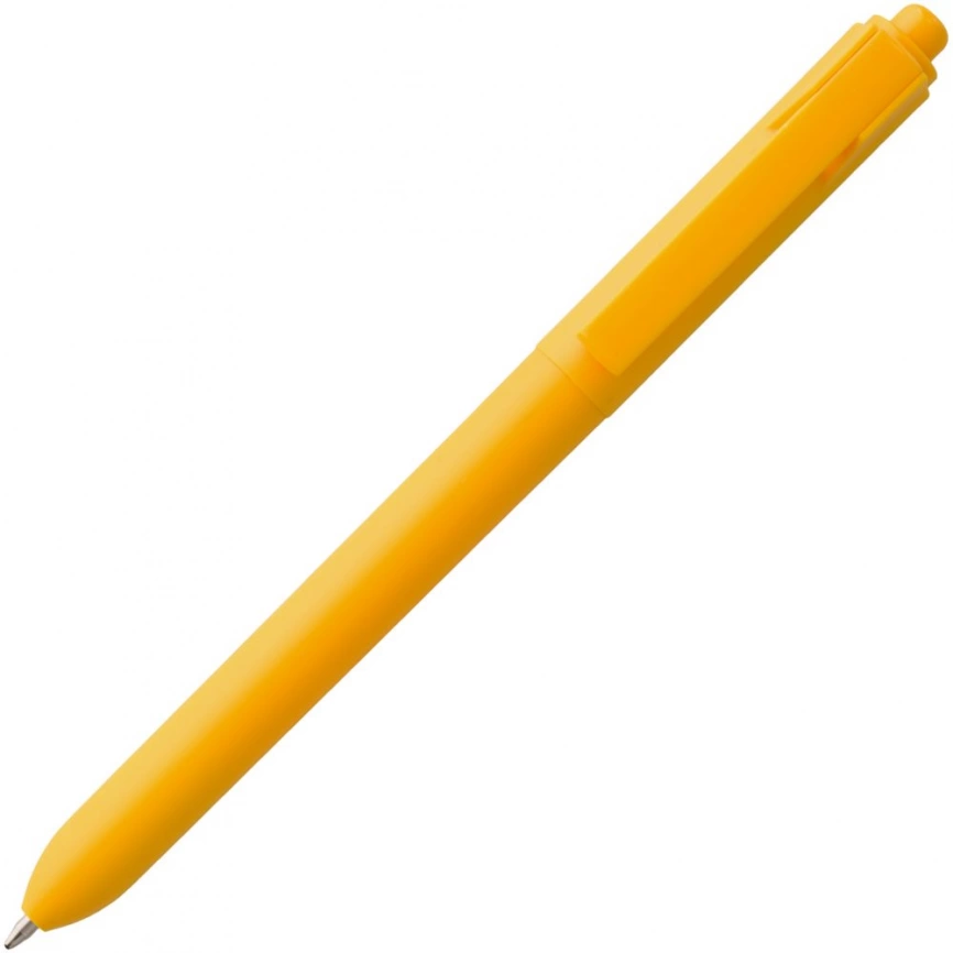 Ручка шариковая Hint, желтая фото 2
