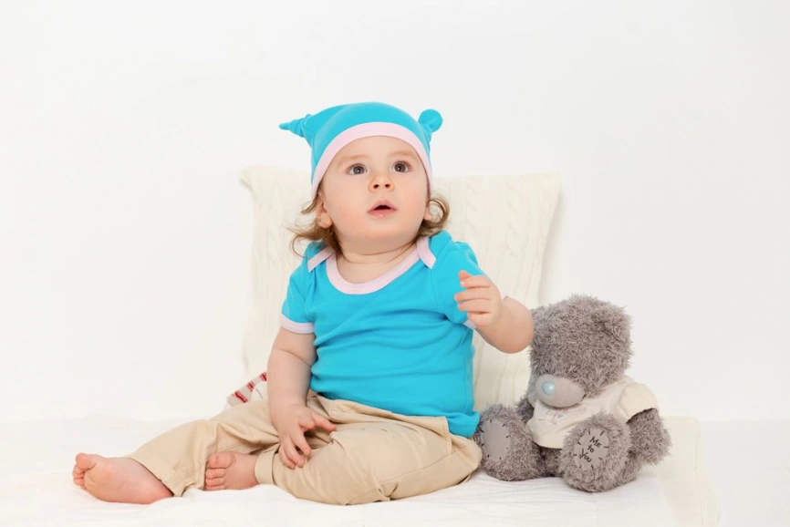 Футболка с коротким рукавом Baby Prime, детская, бирюзовая, 68 см фото 3