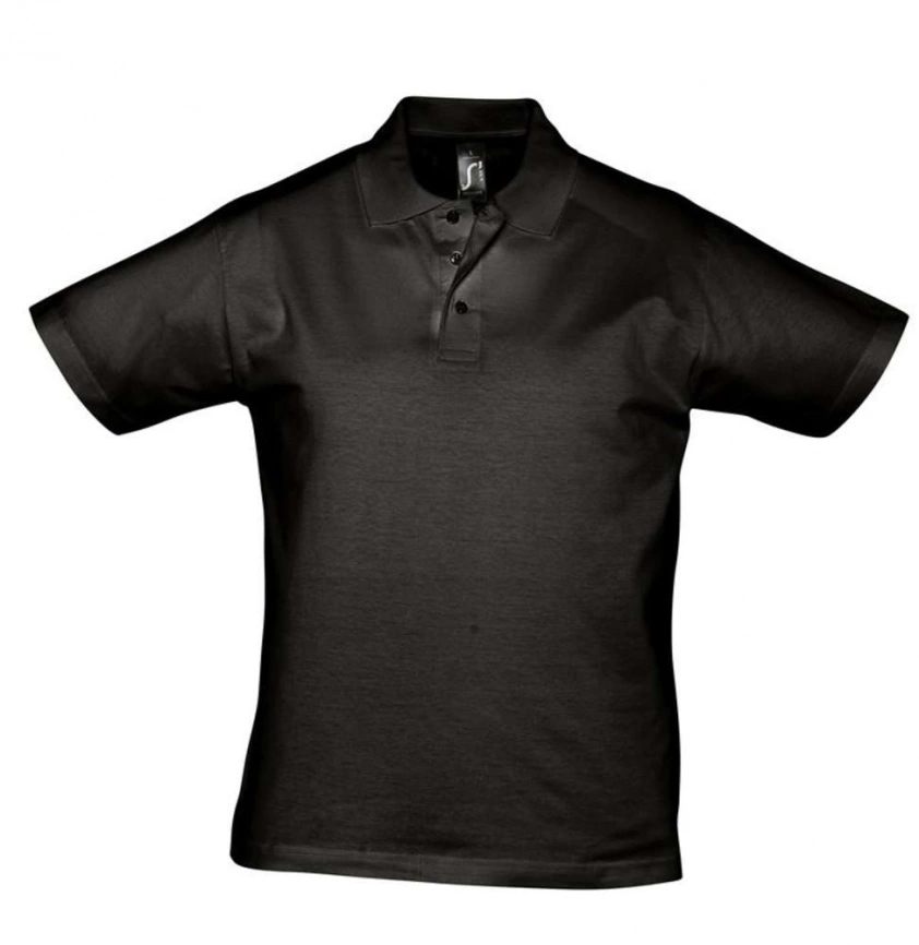 Рубашка поло мужская Prescott men 170 черная, размер S фото 1
