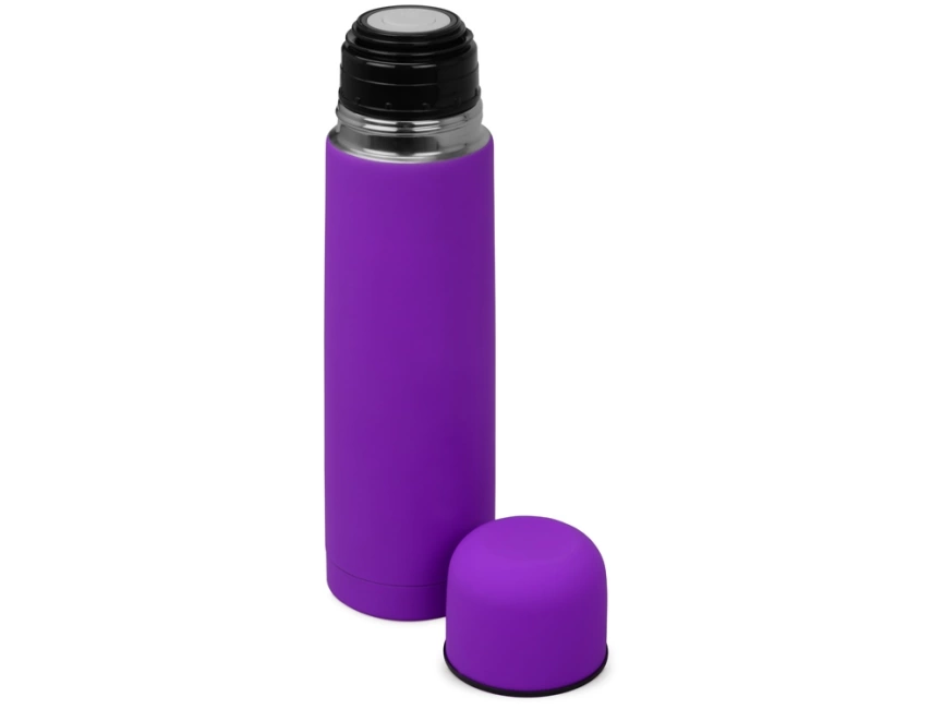 Термос Ямал Soft Touch 500мл, фиолетовый фото 3