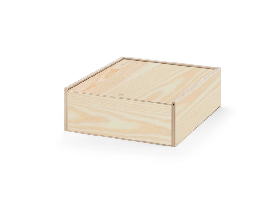 Деревянная коробка BOXIE WOOD L, натуральный темный фото 1