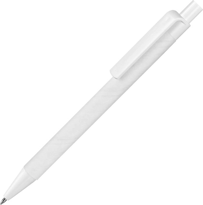 Ручка картонная VIVA NEW, белая с белыми деталями фото 1