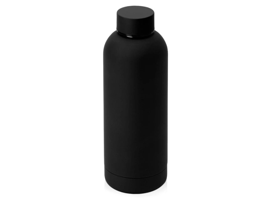 Вакуумная термобутылка Cask Waterline, soft touch, 500 мл, черный (Р) фото 1