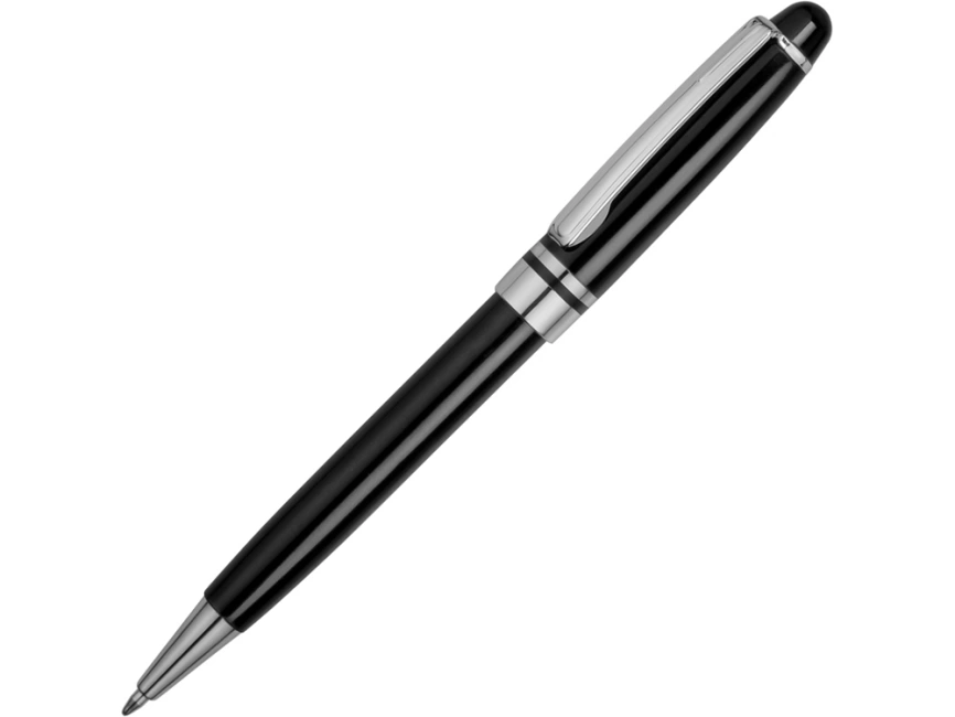 Ручка шариковая Ливорно, черный металлик фото 1
