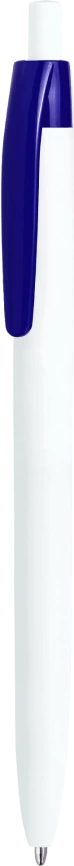 Ручка шариковая DAROM, белая с тёмно-синим фото 1