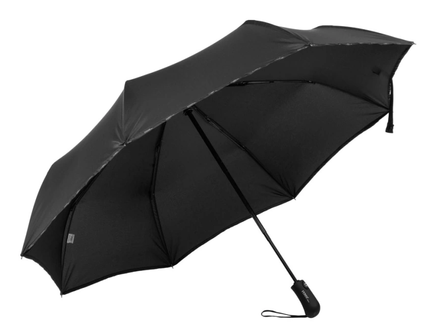 Зонт складной автоматичский Ferre Milano, черный фото 2