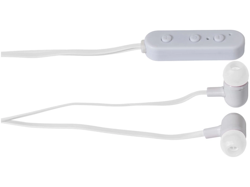 Наушники с функцией Bluetooth® с чехлом с карабином, белый фото 4