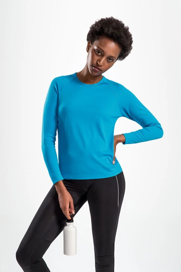 Футболка с длинным рукавом Sporty LSL Women красная, размер S фото 4