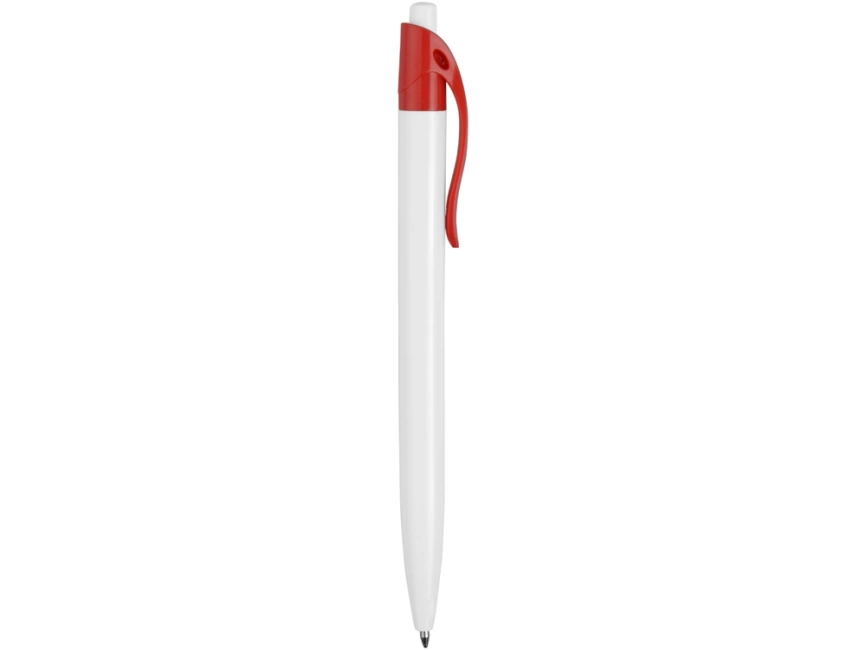 Ручка шариковая Какаду, белая с красным фото 3