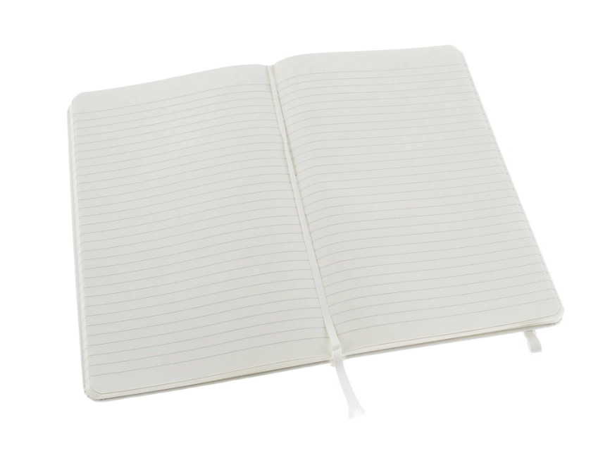 Записная книжка Moleskine Classic (в линейку) в твердой обложке, Large (13х21см), белый фото 3
