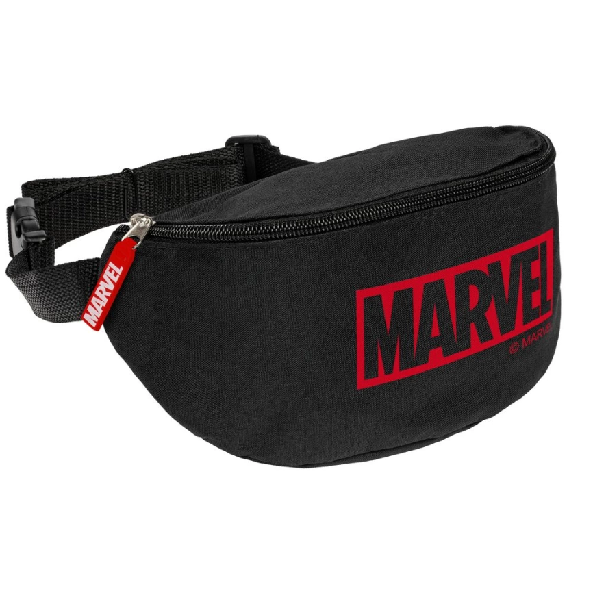 Поясная сумка Marvel, черная фото 1