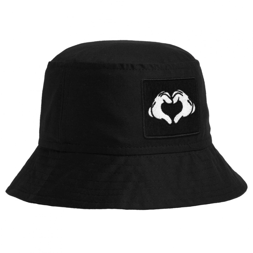 Панама Heart, черная фото 3