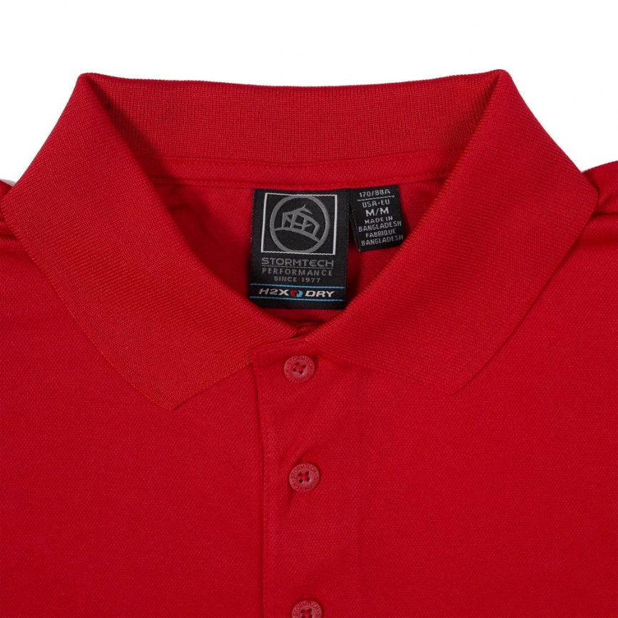 Рубашка поло мужская Eclipse H2X-Dry красная, размер M фото 5