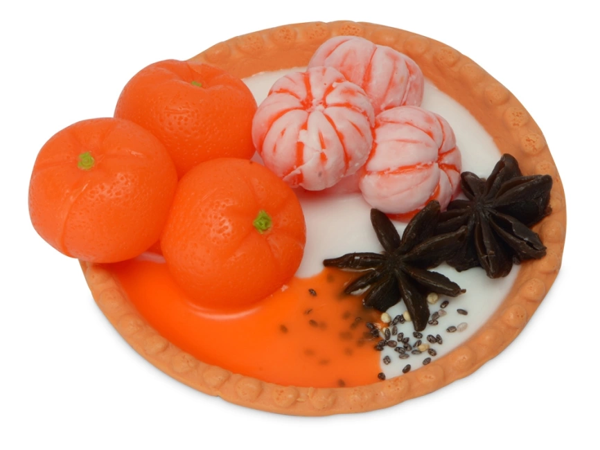 Мыло ручной работы Тарталетка с мандаринами фото 2