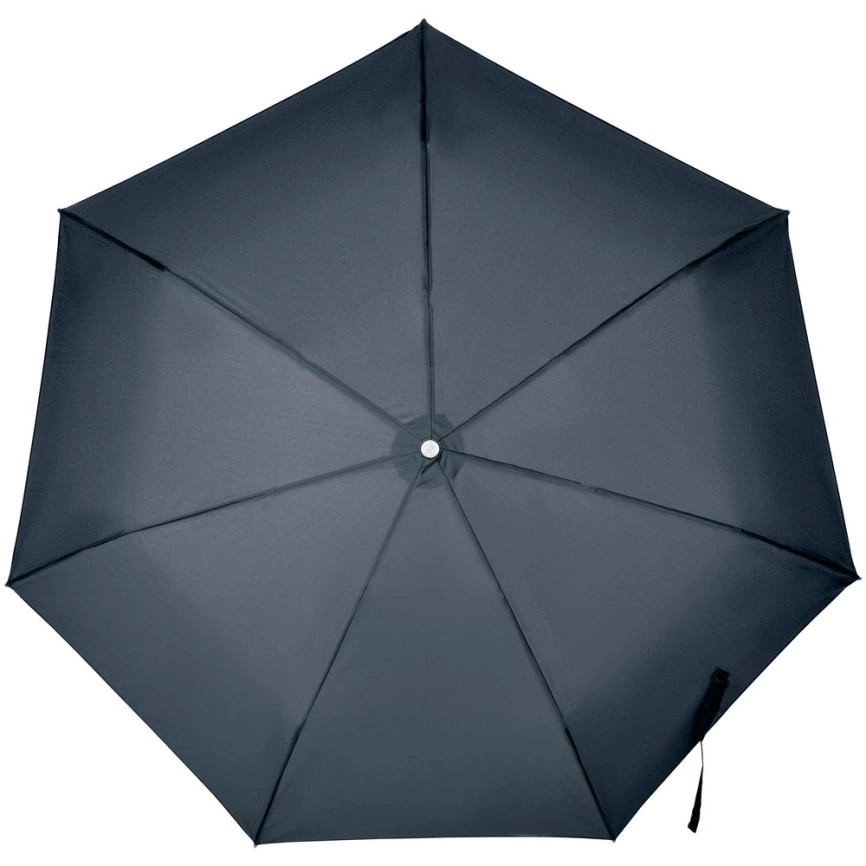 Складной зонт Alu Drop S, 3 сложения, 7 спиц, автомат, синий фото 6