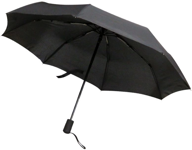 Автоматический противоштормовой зонт Vortex - Черный AA фото 1