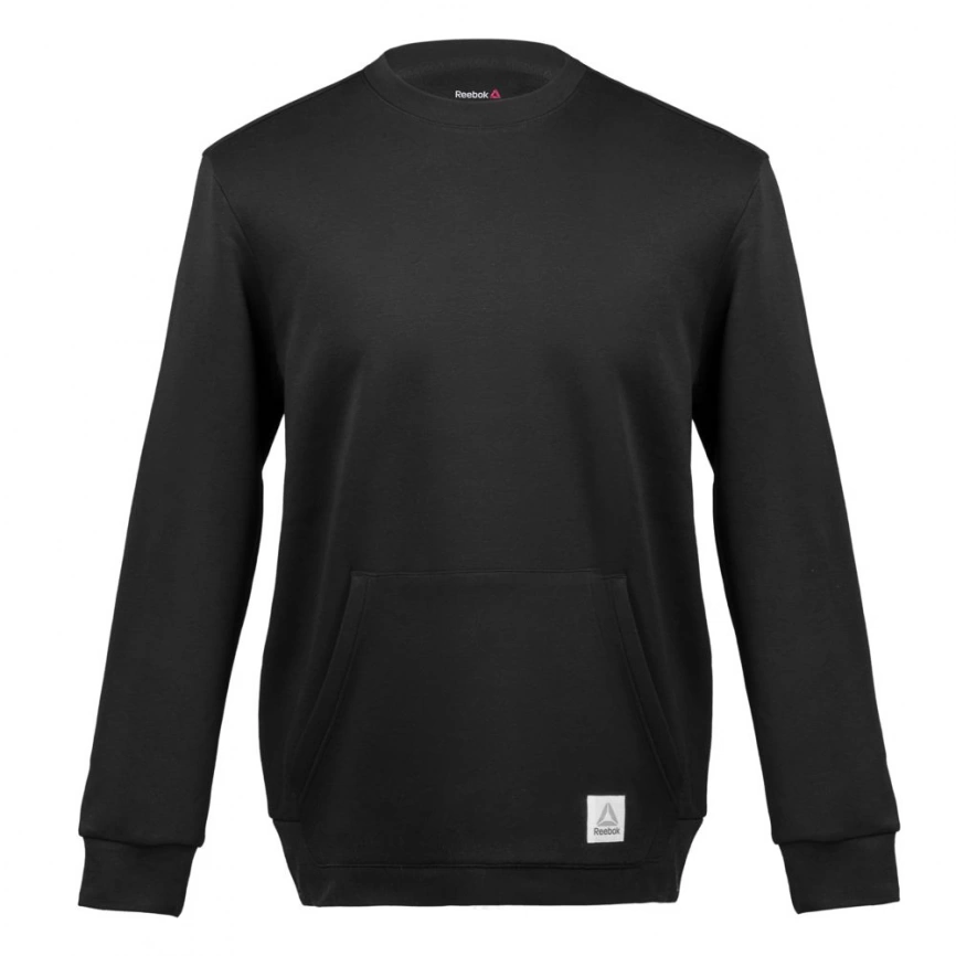 Толстовка мужская Crew Neck, черная, размер L фото 1
