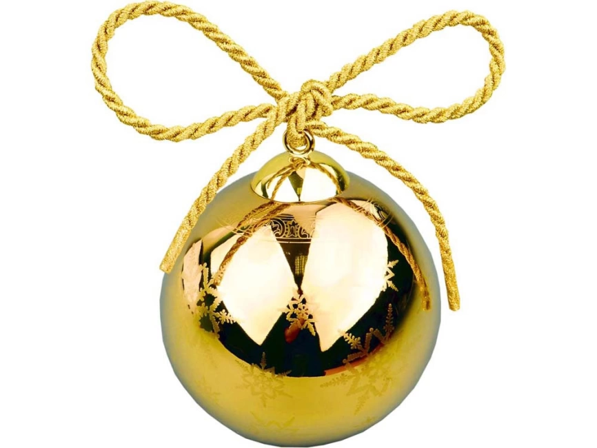 Рождественский шарик Versace Gold, золотистый фото 1