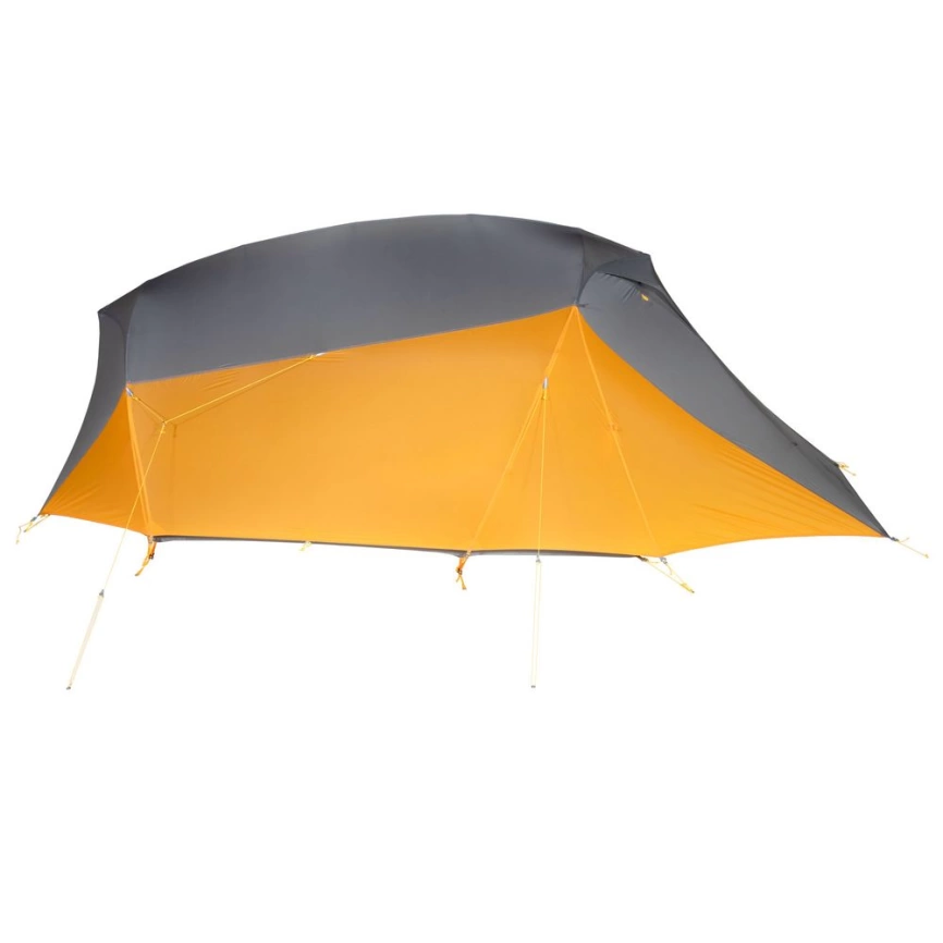 Палатка трекинговая Maxfield 2, серая с оранжевым фото 2