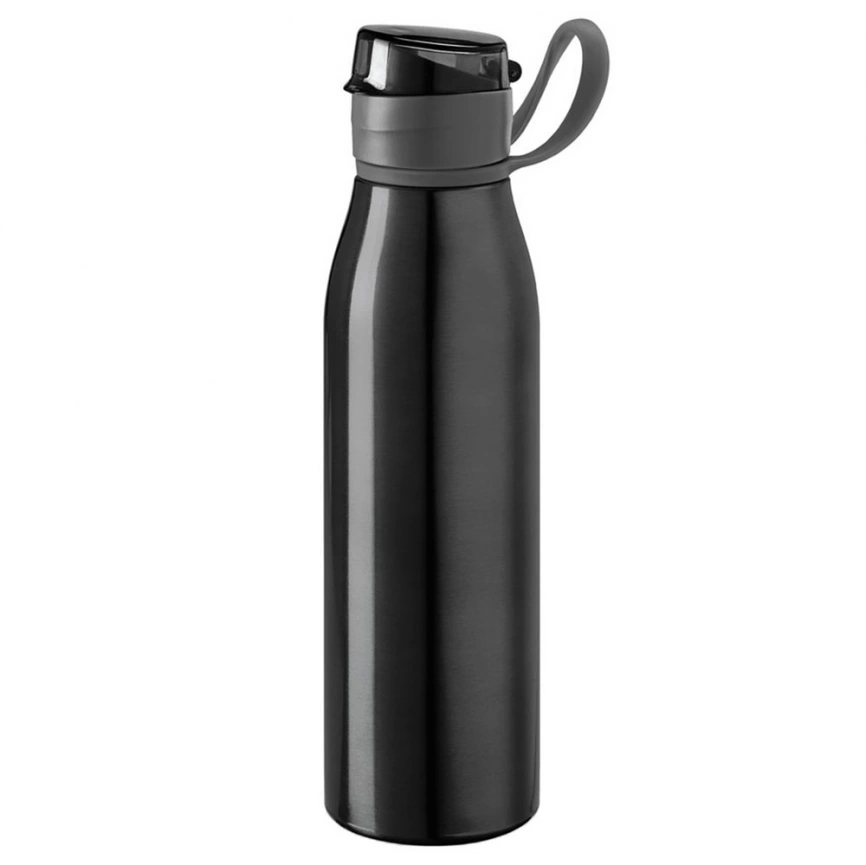 Спортивная бутылка для воды Korver, черная фото 1