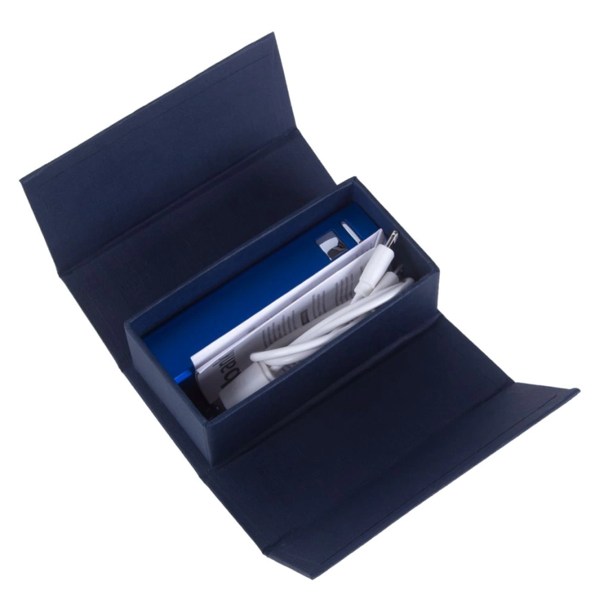 Коробочка под аккумулятор Flip, синяя фото 3