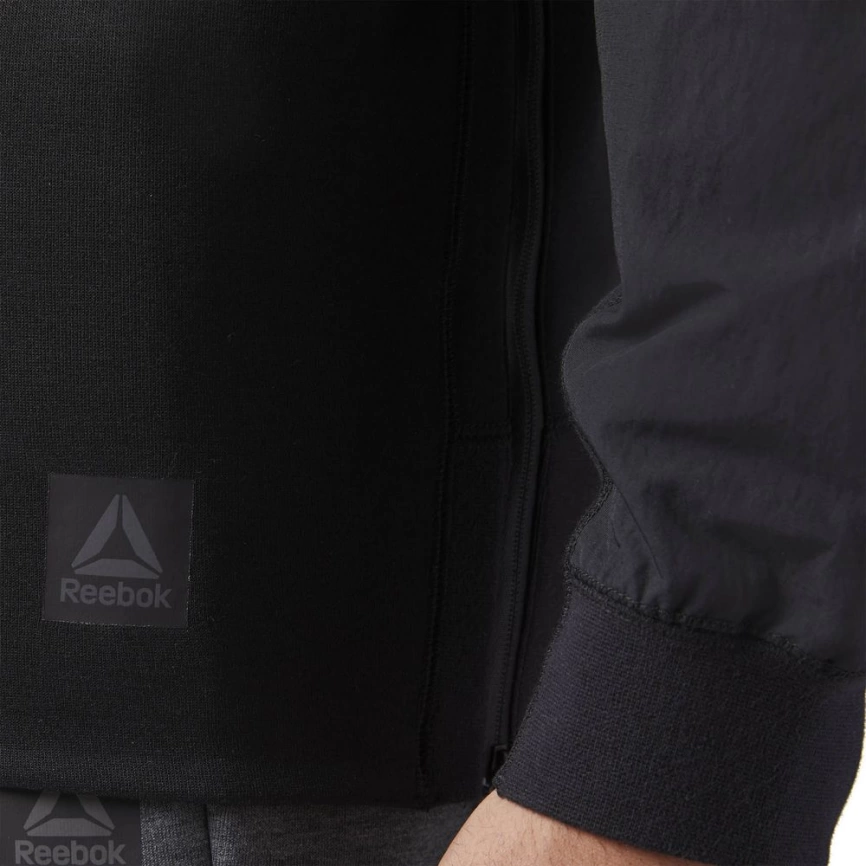 Толстовка мужская Training Supply Crew Neck, черная, размер 2XL фото 3