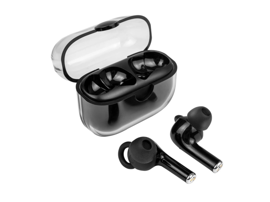 Наушники беспроводные TWS Clarity с шумоподавлением ENC, черный фото 4