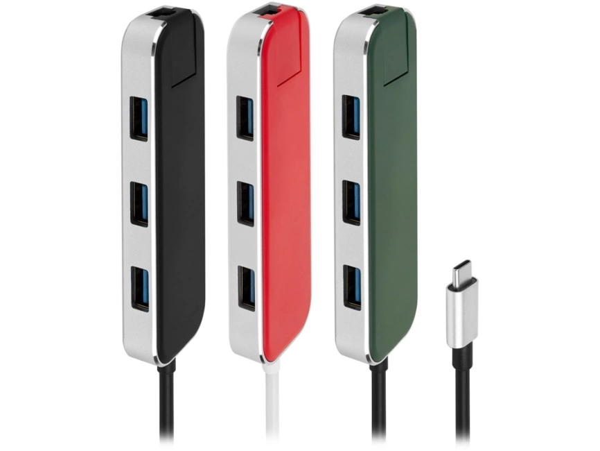 Хаб USB Rombica Type-C Chronos Black фото 5