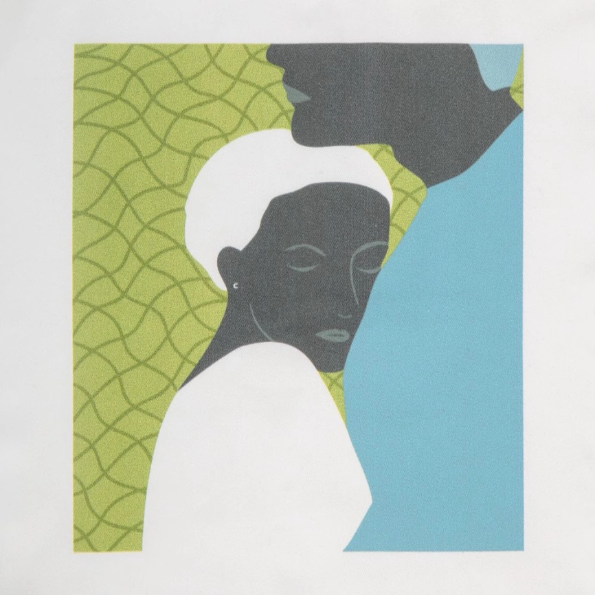 Холщовая сумка «Пара», молочно-белая фото 4