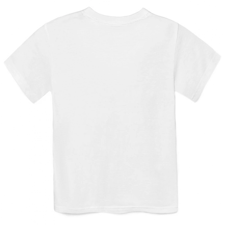 Футболка детская T-bolka Fit Kids, белая, на рост 118-128 см (8 лет) фото 2