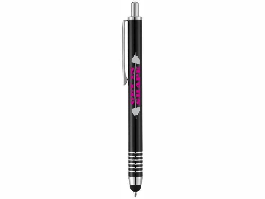 Ручка-стилус шариковая Zoe, черный фото 4