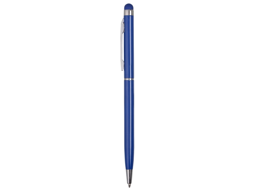 Ручка-стилус металлическай шариковая Jucy, синий фото 3