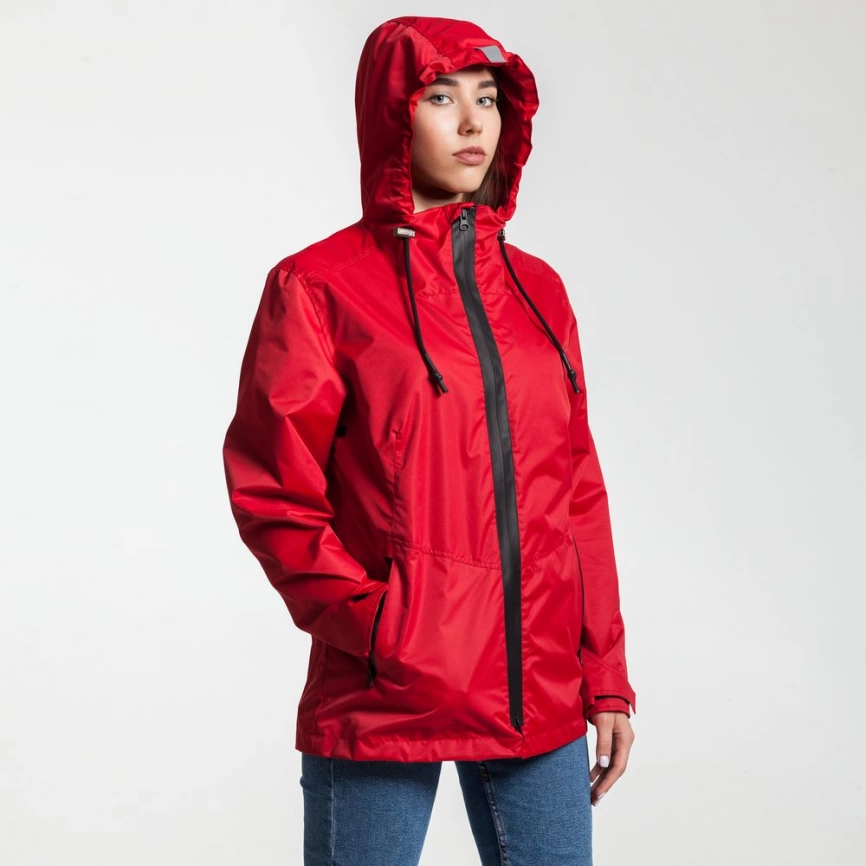 Ветровка женская Medvind серая, размер M фото 11