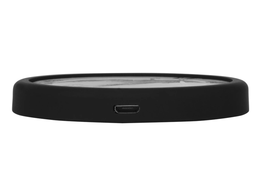 Беспроводное зарядное устройство Sketch с полноцветной печатью, черный фото 7