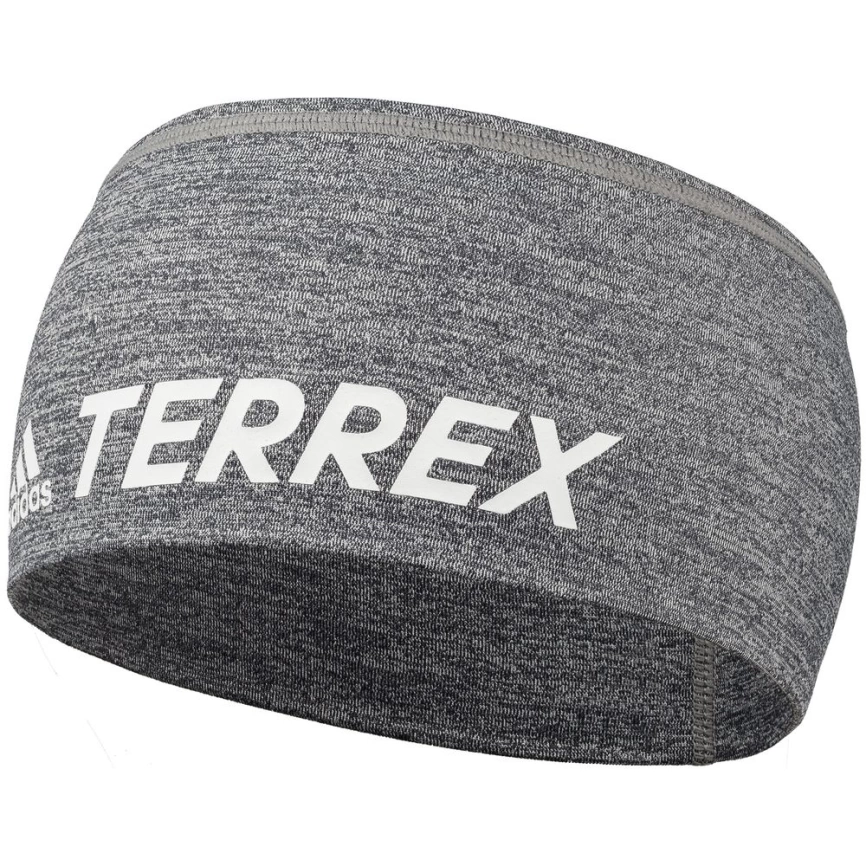 Спортивная повязка на голову Terrex Trail, серый меланж, размер 58 фото 1