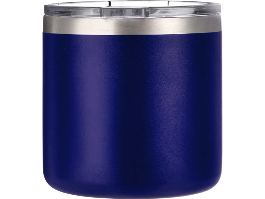 Кружка стальная Alaska с крышкой слайдером, powder coating, синий фото 4