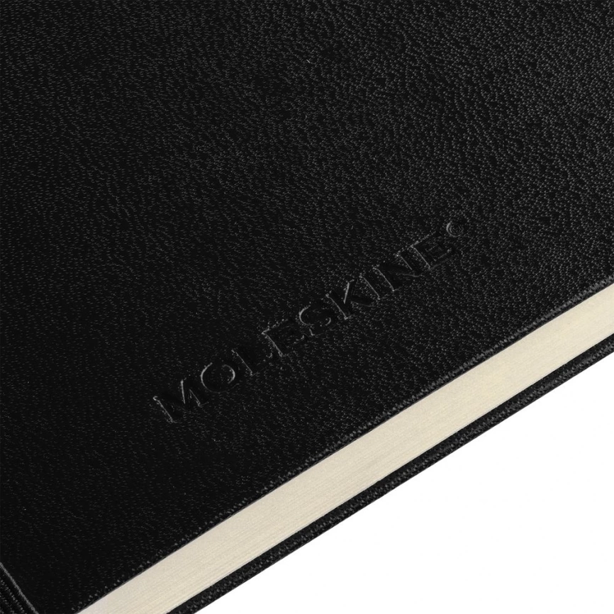 Записная книжка Moleskine Classic Large, без линовки, черная фото 9