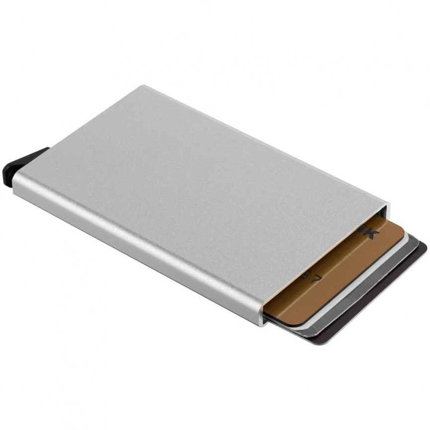 Футляр для кредитных карт Motion, ver.2, серебристый фото 2