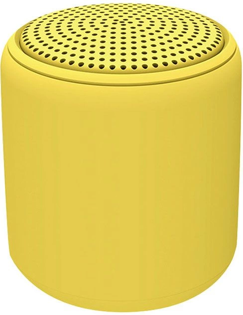 Беспроводная Bluetooth колонка Fosh, жёлтая фото 1