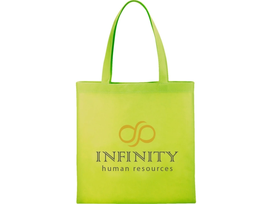 Небольшая нетканая сумка Zeus для конференций, лайм фото 2