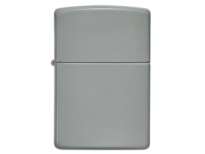 Зажигалка ZIPPO Classic с покрытием Flat Grey, латунь/сталь, серая, глянцевая, 38x13x57 мм фото 2