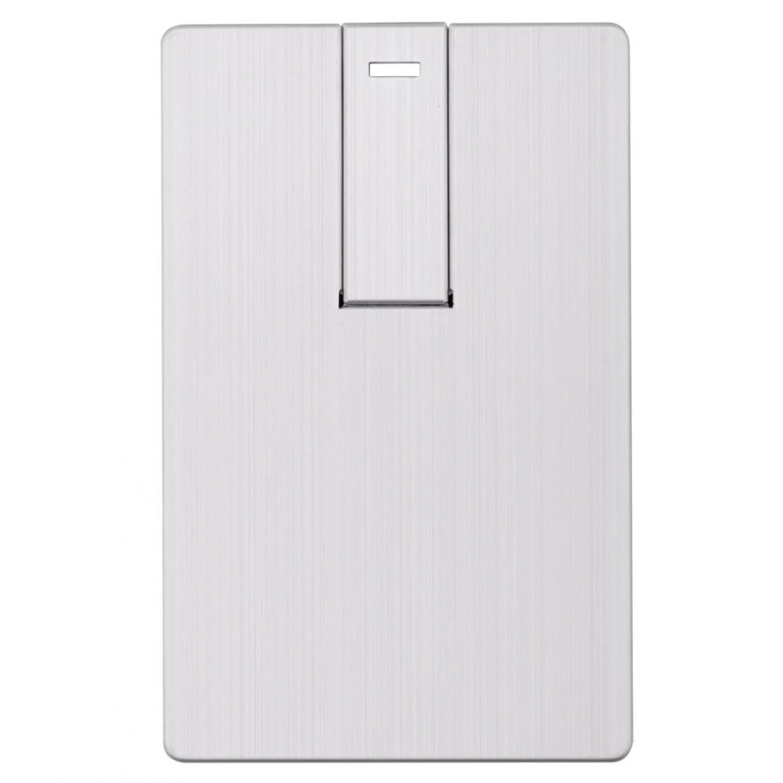 Флешка Platinum Card, 16 Гб, серебристая фото 3