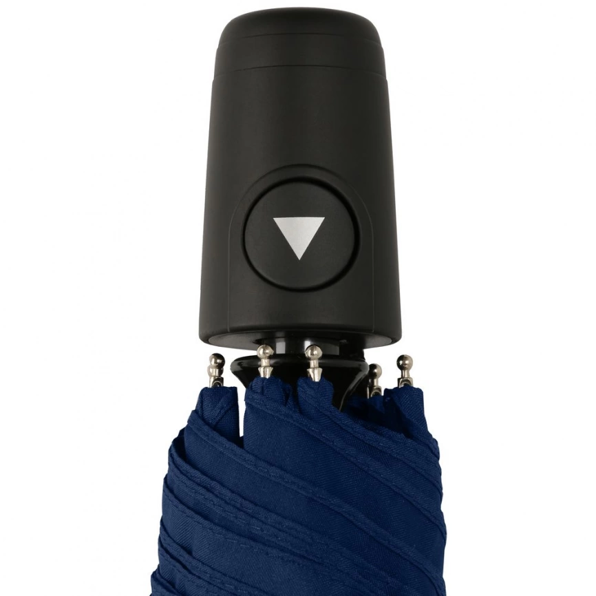 Зонт складной Hit Mini AC, темно-синий фото 3