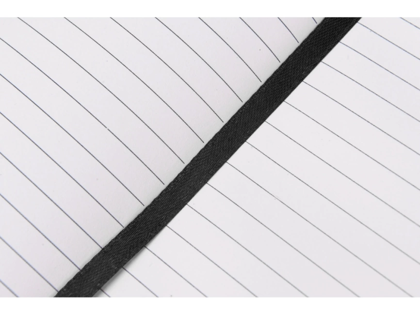 Блокнот A5 Horsens с шариковой ручкой-стилусом, черный фото 7